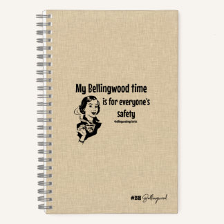 Cuaderno Bloc de notas en espiral de tiempo de Bellingwood