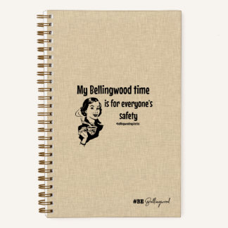 Cuaderno Bloc de notas en espiral de tiempo de Bellingwood