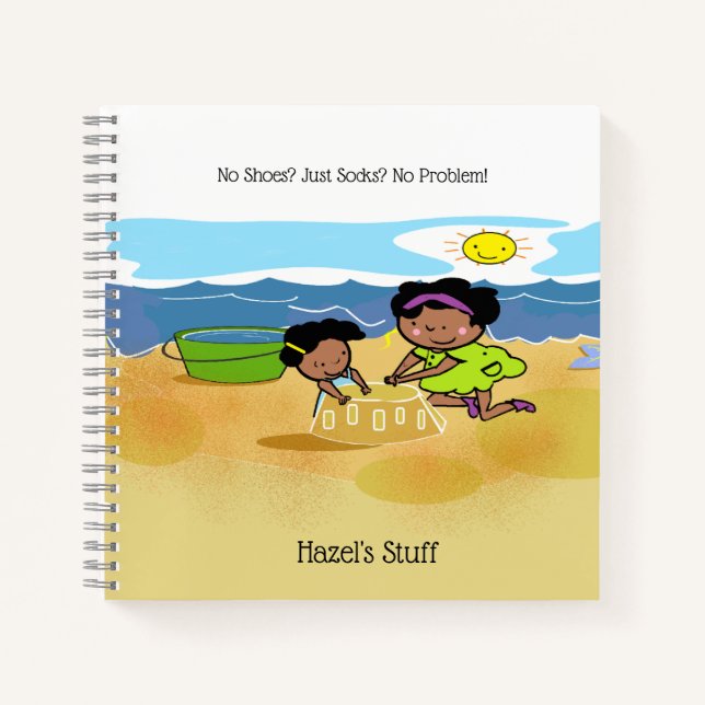 Cuaderno Bloc de notas en espiral de títeres para divertirs (Anverso)