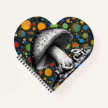 Bloc de notas en espiral de toadstool