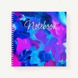 Cuaderno Bloc de notas en espiral de vibraciones eléctricas