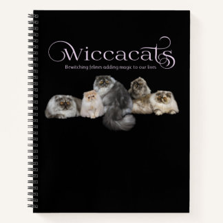 Cuaderno bloc de notas en espiral de WiccaCats