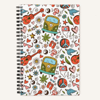 Cuaderno bloc de notas en espiral infantil