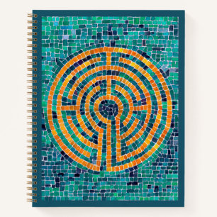 Cuaderno Bloc de notas en espiral LABYRINTH II 8.5x11