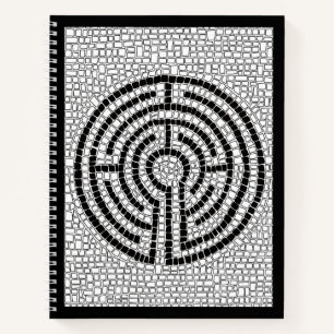 Cuaderno Bloc de notas en espiral LABYRINTH VII 8.5x11