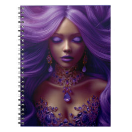 Cuaderno Bloc de notas en espiral Lady Amethyst