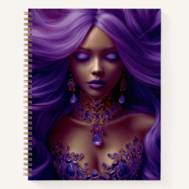 Cuaderno Bloc de notas en espiral Lady Amethyst