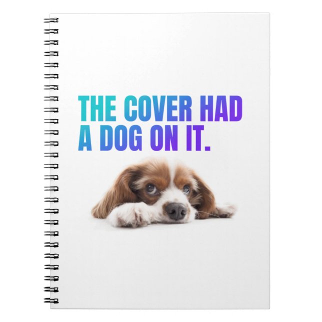 Cuaderno Bloc de notas en espiral LIBRARIO HUMOR (Frente)