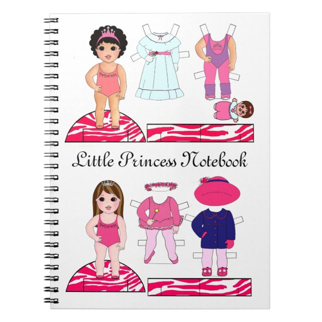 Cuaderno Bloc de notas en espiral "Little Princess" (Frente)
