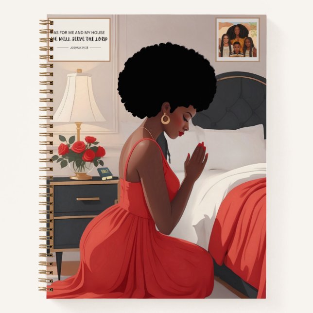 Cuaderno Bloc de notas en espiral madre para rezar (Anverso)