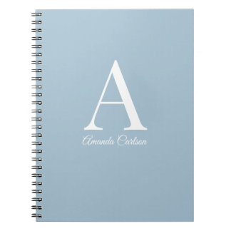 Cuaderno bloc de notas en espiral minimalista