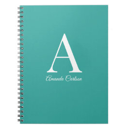 Cuaderno bloc de notas en espiral minimalista