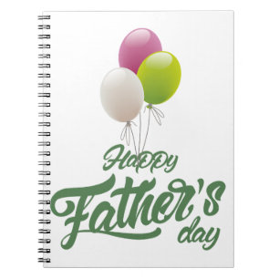 Cuaderno Bloc de notas en espiral moderno con fotos en blan