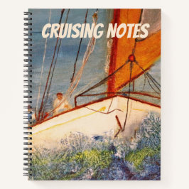 Cuaderno Bloc de notas en espiral - Notas de crucero en vel
