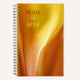 Cuaderno Bloc de notas en espiral "Notes to Self"