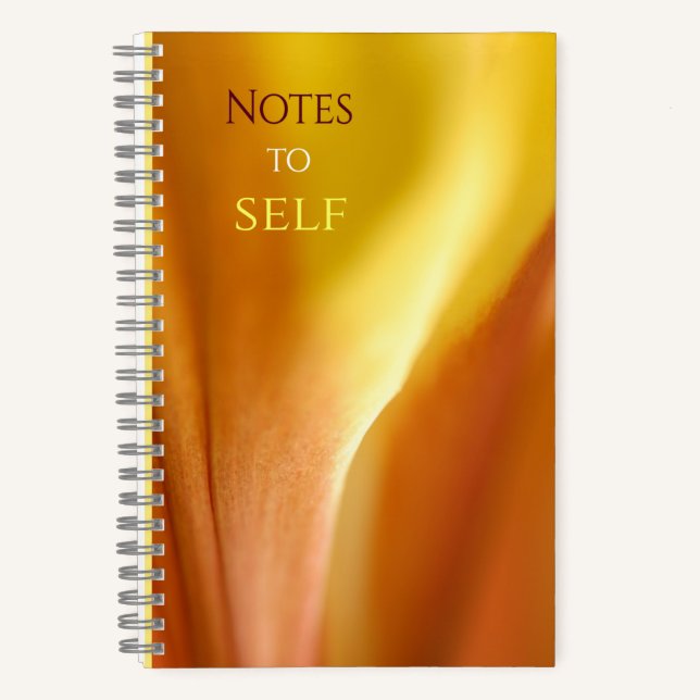 Cuaderno Bloc de notas en espiral "Notes to Self" (Anverso)
