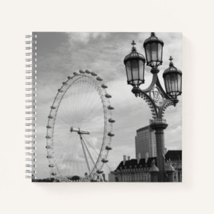 Cuaderno Bloc de notas en espiral ocular de Londres