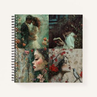 Cuaderno Bloc de notas en espiral para amantes