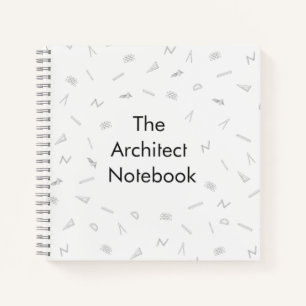 Cuaderno bloc de notas en espiral para arquitectos