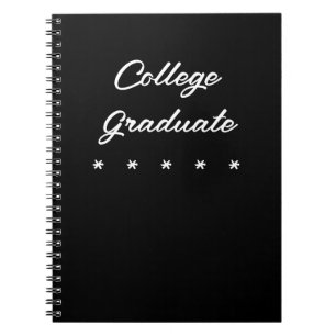 Cuaderno Bloc de notas en espiral para graduados universita