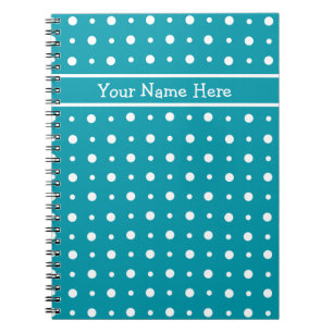 Cuaderno Bloc de notas en espiral personalizado, puntos de 