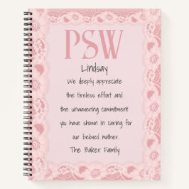 Cuaderno Bloc de notas en espiral PSW