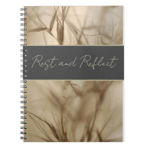 Cuaderno Bloc de notas en espiral "Rest and Reflect"