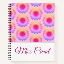 Cuaderno Bloc de notas en espiral rosa