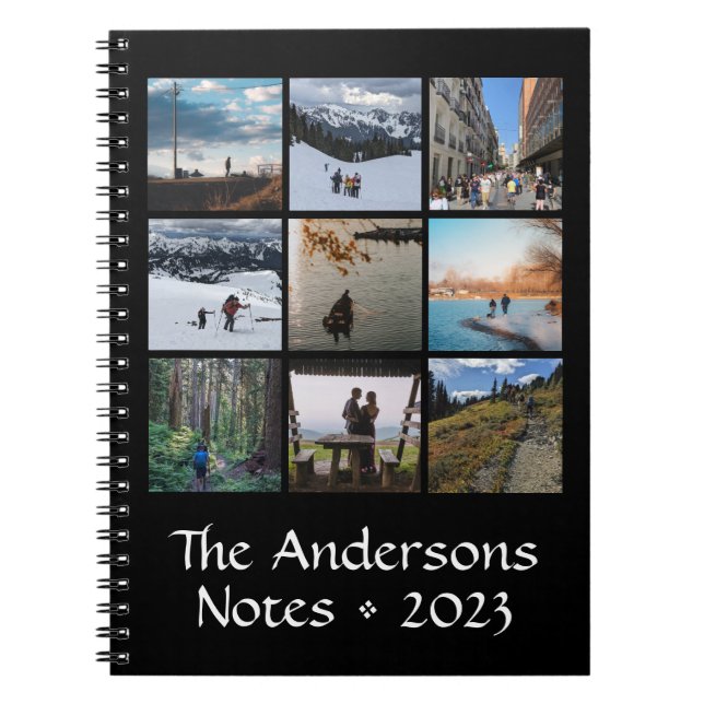 Cuaderno Bloc de notas en espiral simple Personalizado de C (Frente)