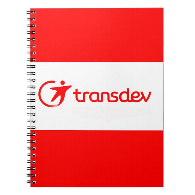 Cuaderno Bloc de notas en espiral transdev (Frente)