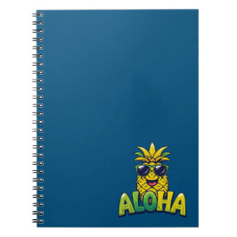 Cuaderno Bloc de notas en espiral Verde azulado de la colec