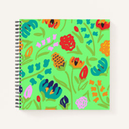Cuaderno Bloc de notas en miniatura de jardín inglés