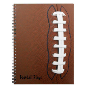 Cuaderno Bloc de notas enlazado a espiral de fútbol