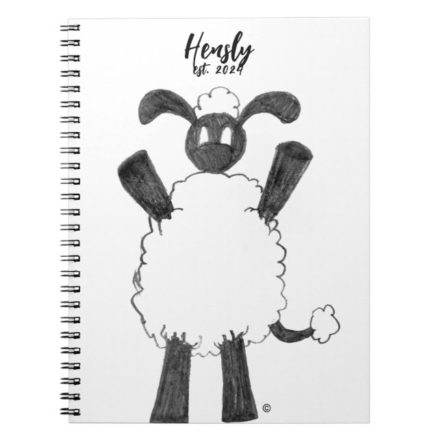 Cuaderno Bloc de notas enlazado en espiral (Frente)
