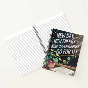 Cuaderno Bloc de notas enlazado en espiral - comillas Inspi