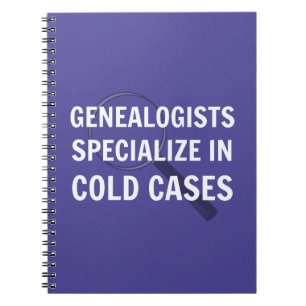 Cuaderno Bloc de notas enlazado en espiral de genealogía (p