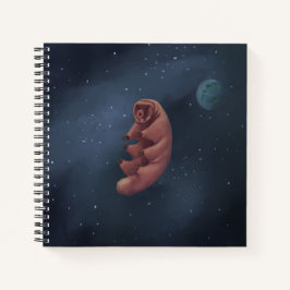 Cuaderno bloc de notas espacioso Tardigrade