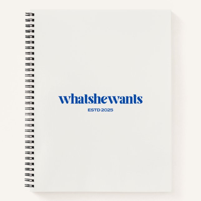 Cuaderno Bloc de notas espiral (Anverso)
