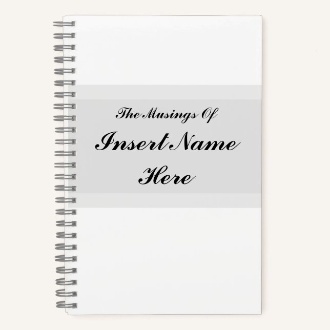 Cuaderno Bloc de notas espiral (Anverso)