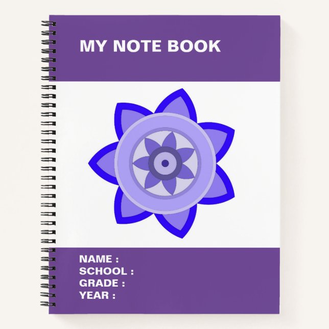 Cuaderno Bloc de notas espiral (Anverso)