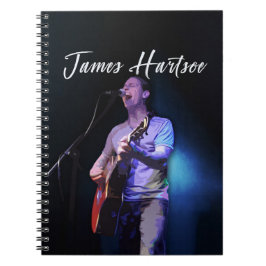 Cuaderno Bloc de notas espiral - Canto de James Hartsoe