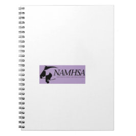 Cuaderno Bloc de notas espiral con logotipo de NAMHSA