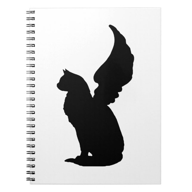 Cuaderno Bloc de notas espiral de Angel Cat (Frente)