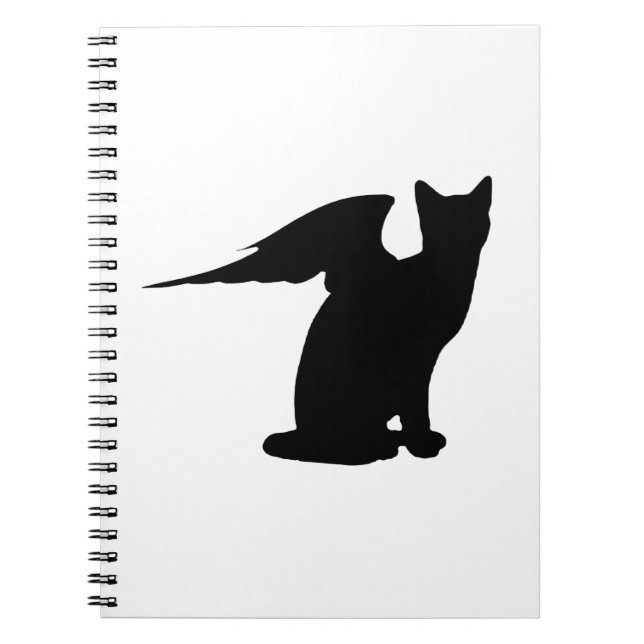 Cuaderno Bloc de notas espiral de Angel Cat (Frente)