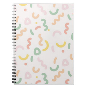 Cuaderno Bloc de notas espiral de diversión de rociado