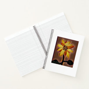 Cuaderno Bloc de notas espiral de girasol en línea