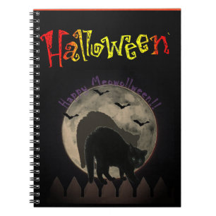 Cuaderno Bloc de notas espiral de Halloween