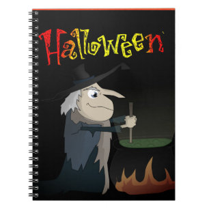 Cuaderno Bloc de notas espiral de Halloween