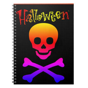 Cuaderno Bloc de notas espiral de Halloween