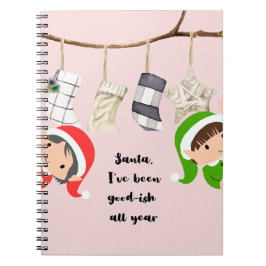 Cuaderno Bloc de notas espiral de navidades